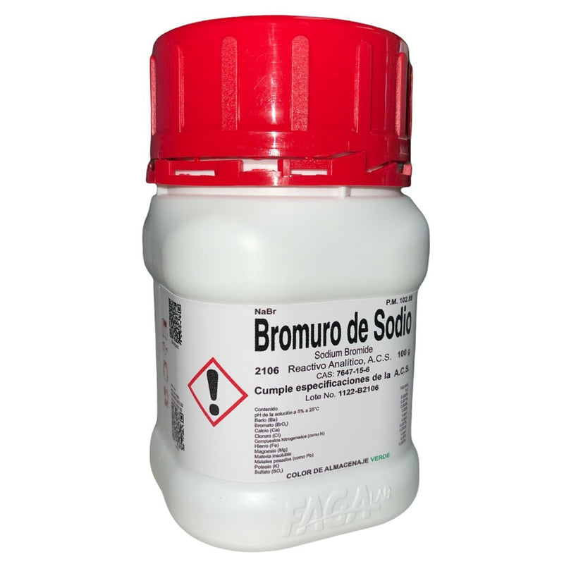 Bromuro De Sodio R. A. De 100 G Fagalab ID-1641822