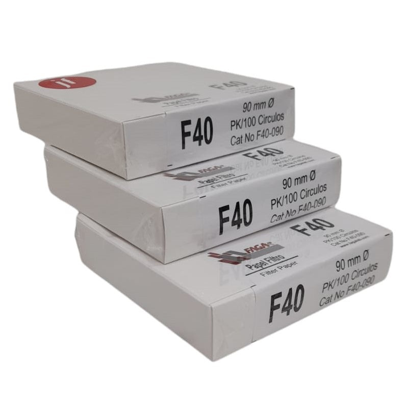 Paquete De 3 Papel Filtro Cuantitativo Fagalab F40-090 ID-1736388