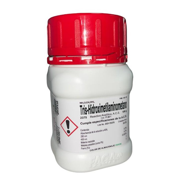 Tris-Hidroximetilaminometano R. A. De 100 G Fagalab ID-1664366