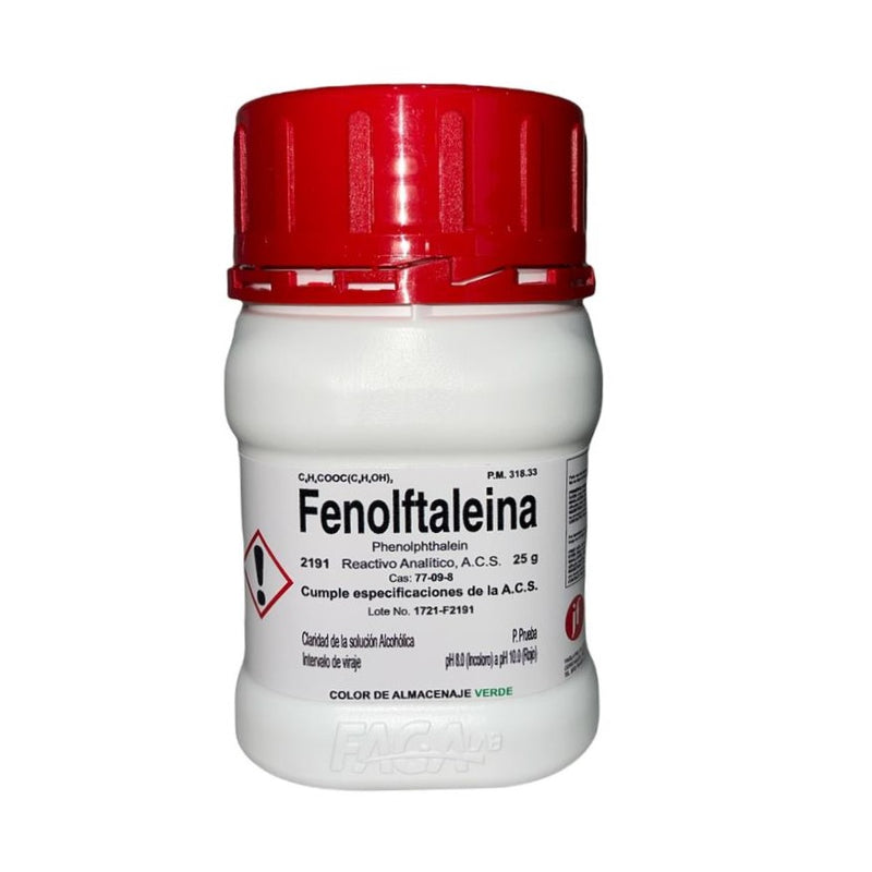 Fenolftaleína R. A. De 25G Fagalab ID-1638912