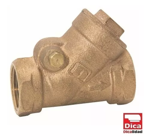 Valvula De Retencion De Columpio De 3/4' Bronce Dica 4085.19 ID-2384036