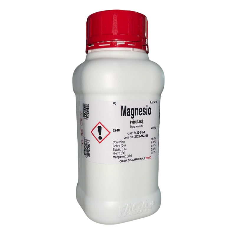 Magnesio (Virutas) R. A. De 250 G Fagalab ID-1669874