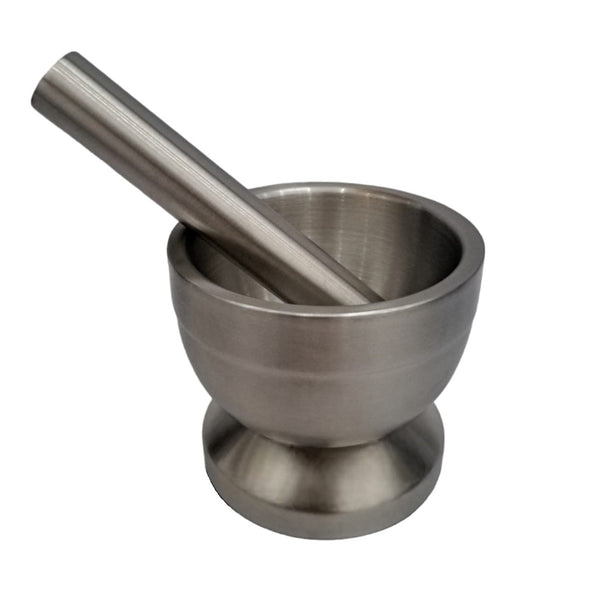 Mortero de Acero Inoxidable para Laboratorio Jf Lhabo