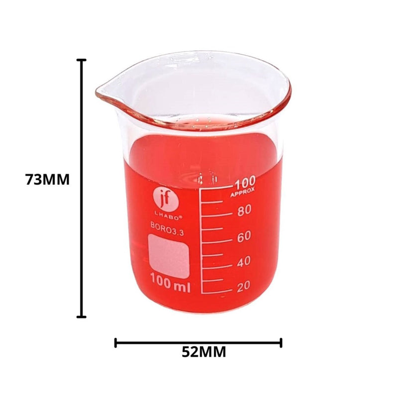 Vaso Precipitado De Vidrio 100 Ml Jf Lhabo ID-2244153