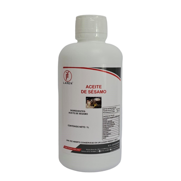 Aceite de Ajonjolí Sésamo Grado Alimenticio 1l Jf Laren