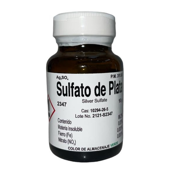 Sulfato De Plata R. A. 10 G Fagalab ID-1711995