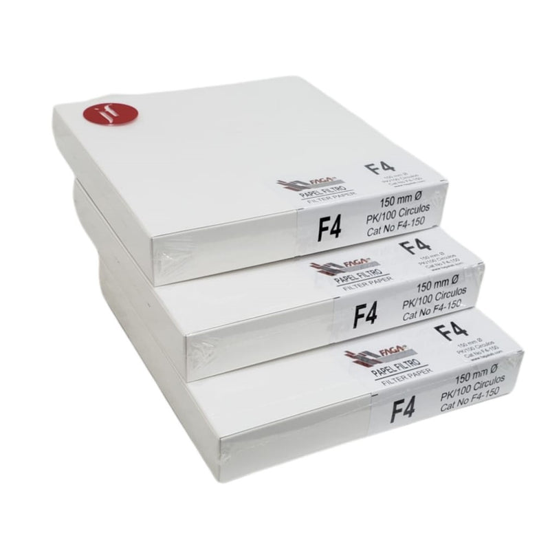 Paquete De 3 Papel Filtro Cualitativo Fagalab F4-150 C/100 ID-1736317