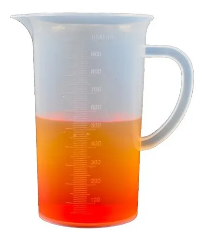 Vaso Graduado de Polipropileno con Asa 1000ml Eisco