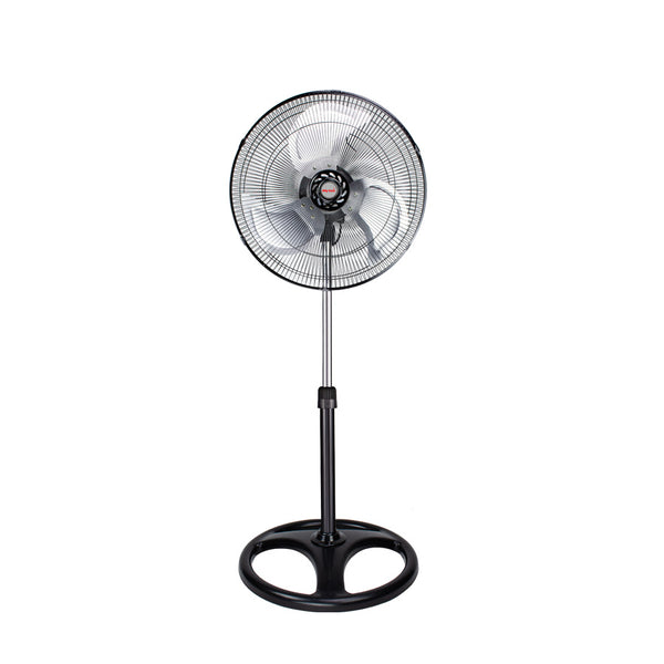 Ventilador de Pie/ de Piso 3315 Negro con  3 Aspas, 18" Mytek