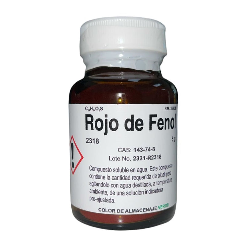 Rojo Fenol 5 G Fagalab Colorante ID-1700636