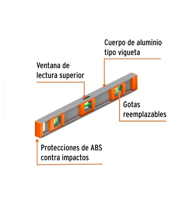 Nivel Clásico 18'' 3 Gotas 17034 Truper ID-2645748