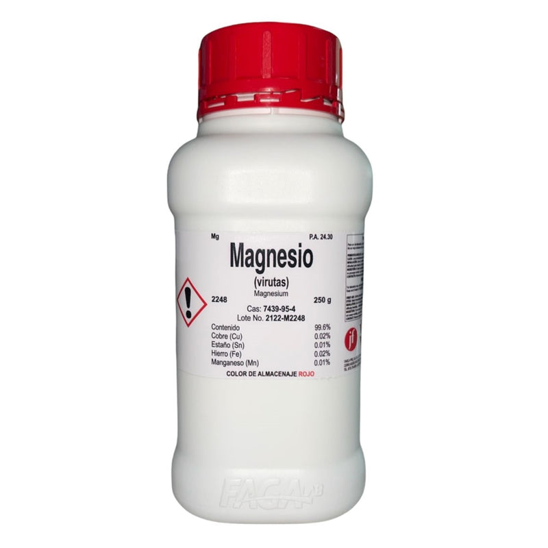 Magnesio (Virutas) R. A. De 250 G Fagalab ID-1669873