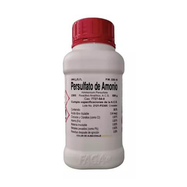Persulfato de Amonio R. A. 500g Fagalab