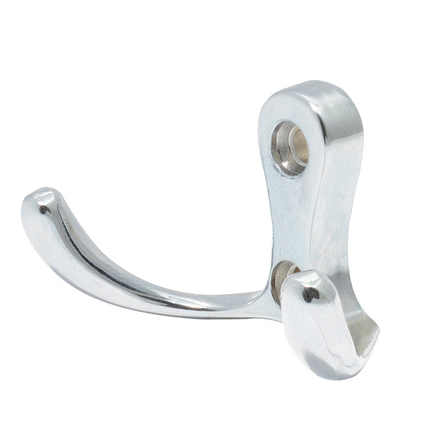 Gancho Perchero de Pared Doble Niquel Satinado 13pe Lock