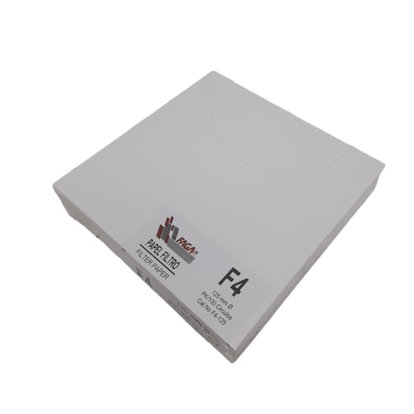 Papel Filtro Cualitativo C/100 F4-125 Fagalab