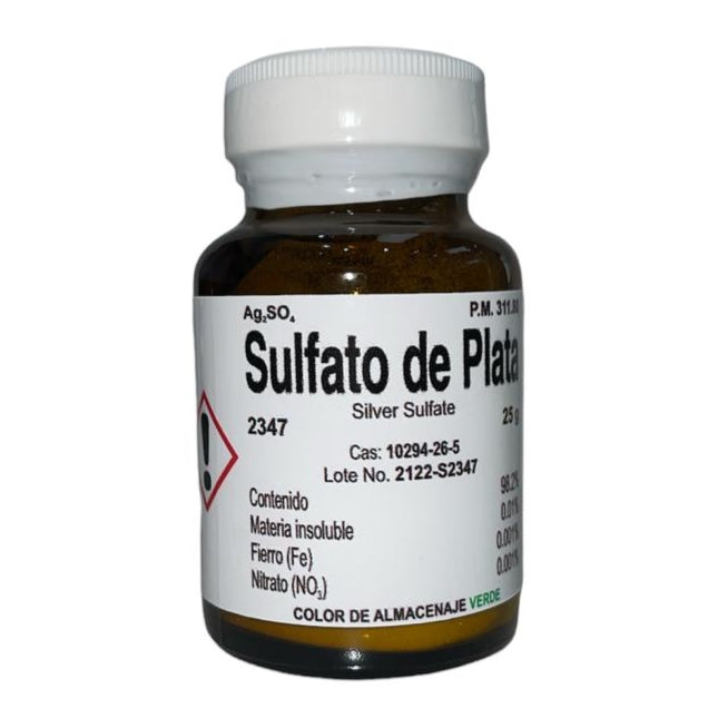 Sulfato De Plata R. A. De 25 G Fagalab ID-1700849