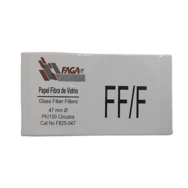 Papel Fibra de Vidrio C/100 47mm Ff/f (gf/f) Fagalab