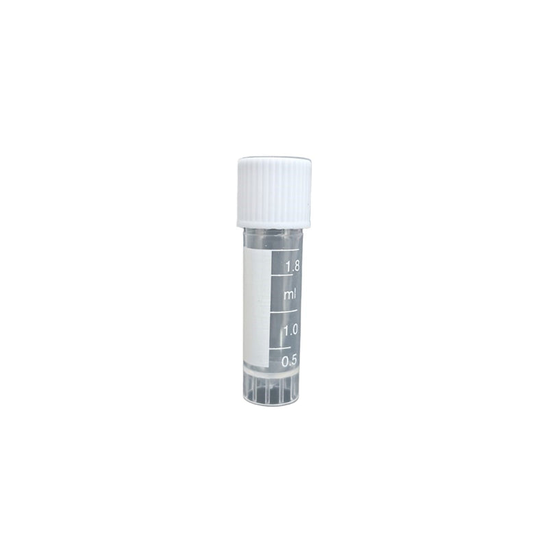 Tubo De Congelación De Plástico Crioviales 1.8 Ml 100 Pzas Blanco Jf Lhabo ID-2215418