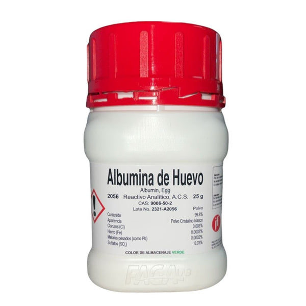 Albumina de Huevo R. A. de 25 G Fagalab
