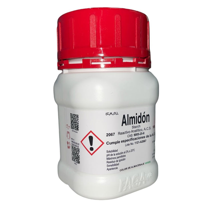 Almidón R. A. De 100 G Fagalab ID-1654749