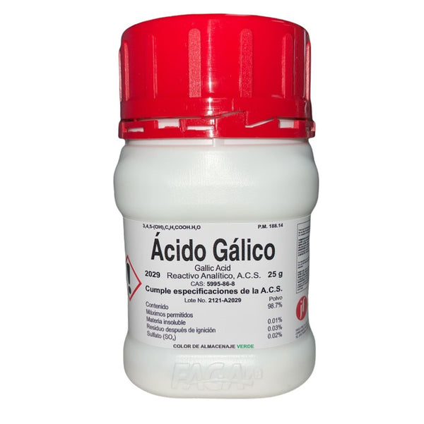 Acido Galico R. A. de 25 G Fagalab
