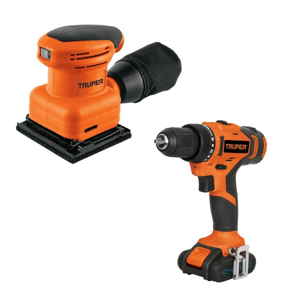 Combo Lijadora Truper 16682 + Taladro 18153 Truper
