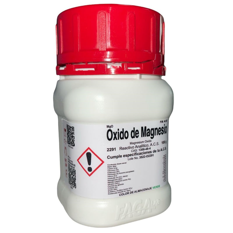 Oxido De Magnesio R. A. De 100 G Fagalab ID-1657485