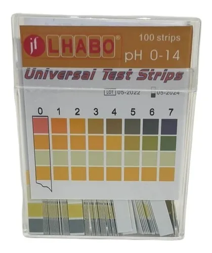 Papel Ph Universal 0-14 Medidor En Tiras Jf Lhabo ID-2079497