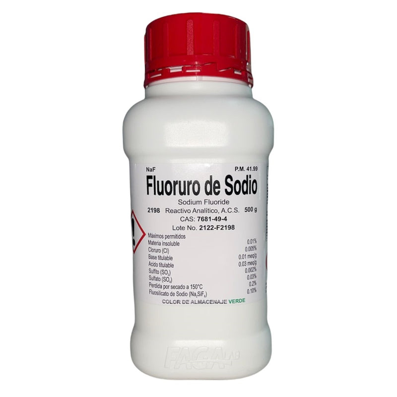 Fluoruro De Sodio R. A. De 500 G Fagalab ID-1671150