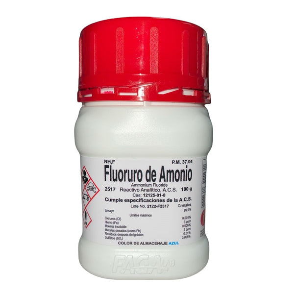 Fluoruro de Amonio R. A. 100 G Fagalab