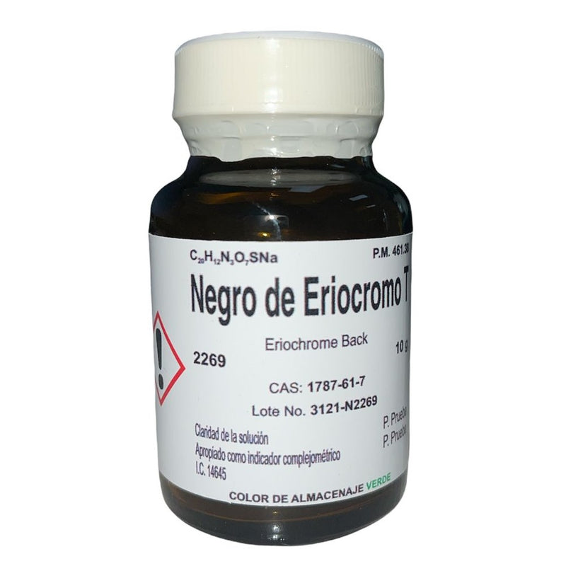 Negro De Eriocromo T 10 G Fagalab Colorante ID-1645632