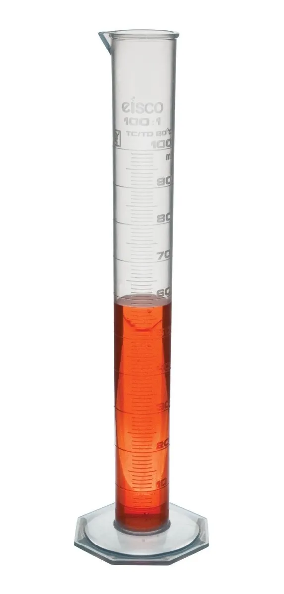 Probeta Graduada de Polipropileno 100ml Eisco