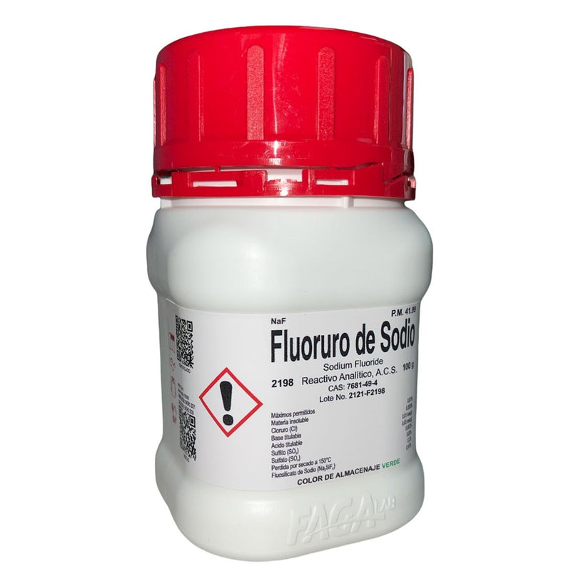 Fluoruro De Sodio R. A. De 100 G Fagalab ID-1641837