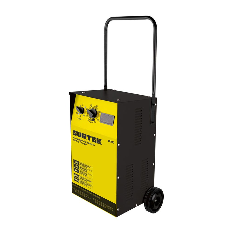 Cargador Batería Arrancador 200 De 127 V Cb200 Surtek ID-2132733