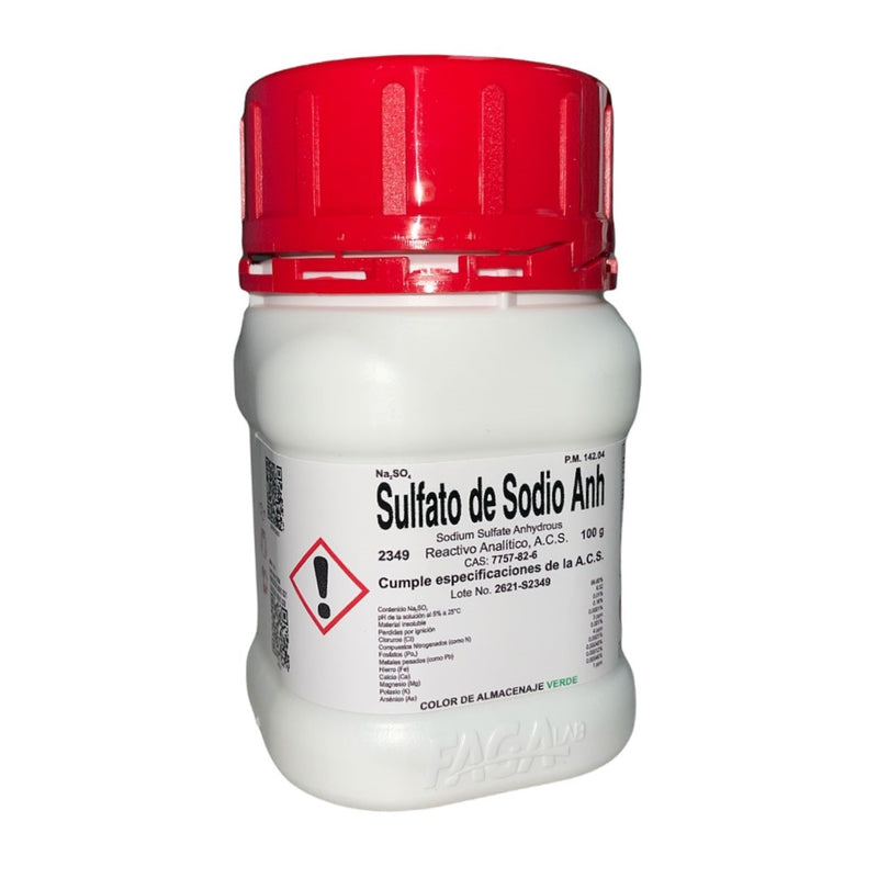 Sulfato De Sodio Anhidro R. A. 100 G Fagalab ID-1671520