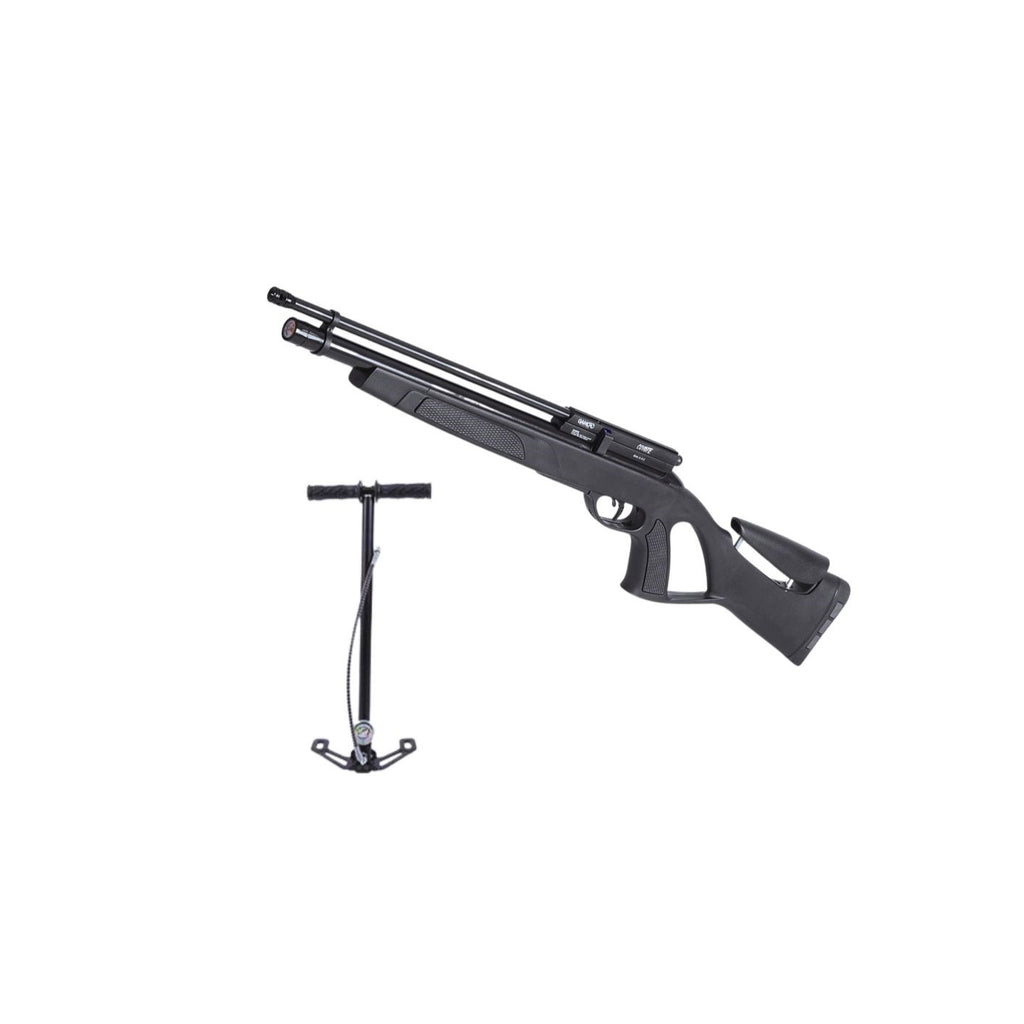 Combo Rifle Coyote Black .22 Hp + Bomba Manual Pcp Gamo