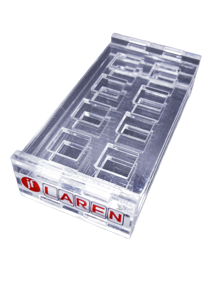 Gradilla para 8 Celdas de Espectrofotometro 10x10mm  Jf Laren
