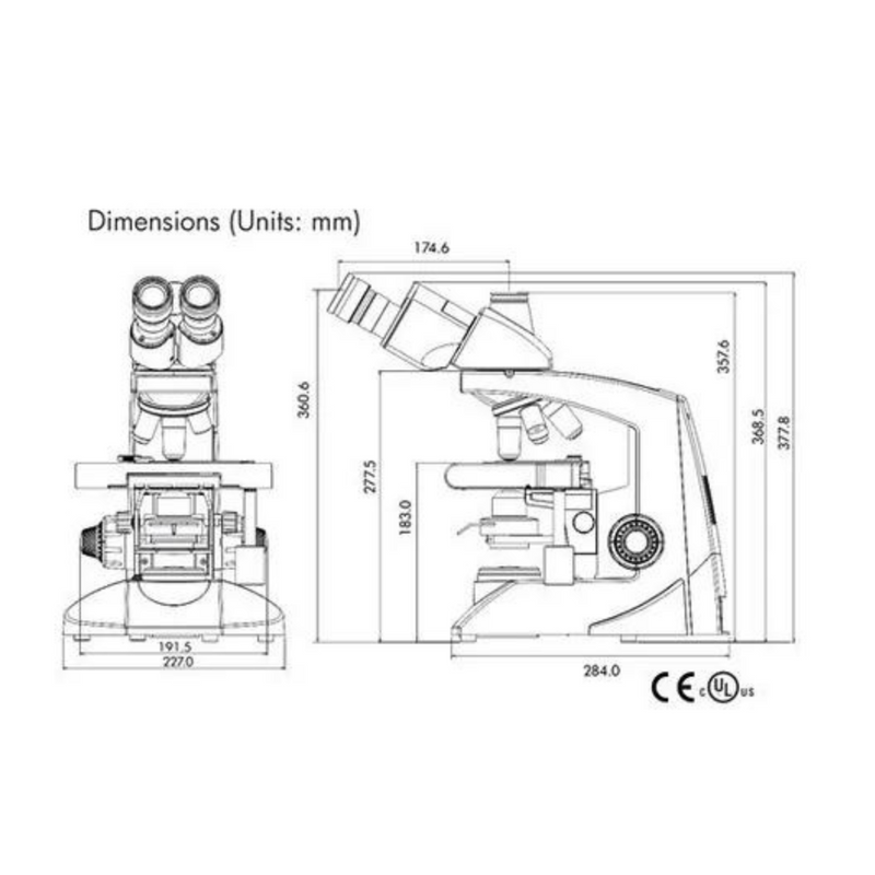 Microscopio Binocular Lx400 Con Contraste De Fases Labomed ID-2141379