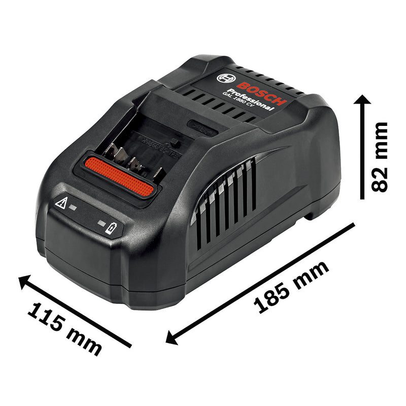 Cargador Rápido Y 2 Baterías 18V 1600A015Td Bosch ID-2137114