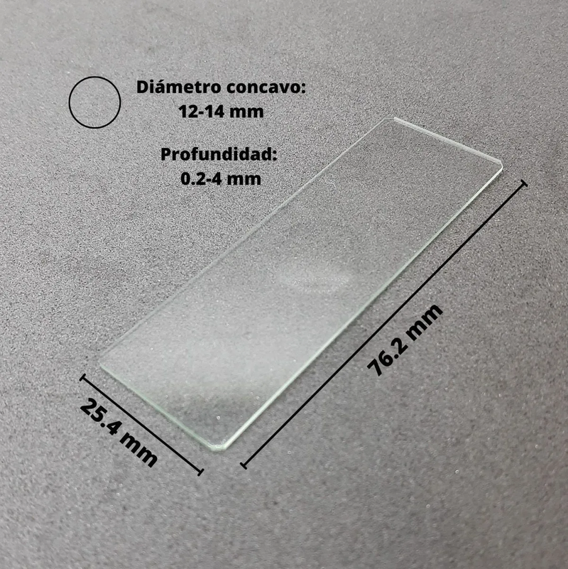 Portaobjeto 1 Cavidad Para Microscopio Paq C/3 Piezas Jf Lhabo ID-2082030