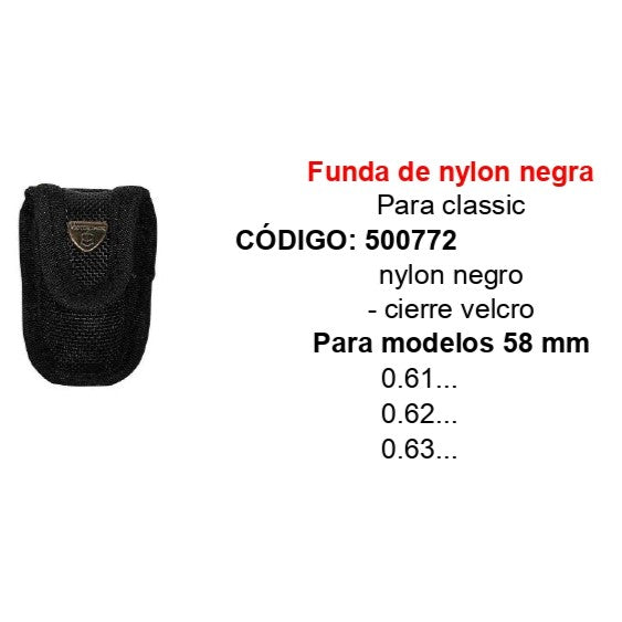 Funda De Nylon Para Navajas Classic 58 Mm 500772 Victorinox ID-2275701