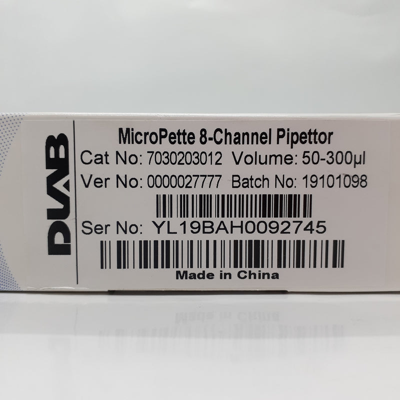 Micropipeta 8 Canales 50-300 Μl Dlab ID-1536020