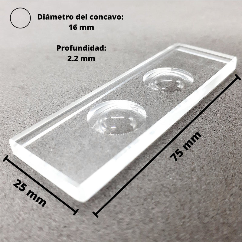 Portaobjeto 2 Cavidades Para Microscopio Jf Lhabo ID-2082094