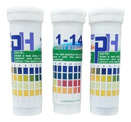 Papel Ph Universal 0-14 Medidor En Tiras Paquete Con 3 Jf Lhabo ID-2080376