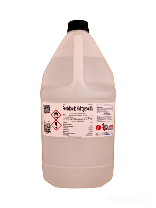 Peroxido De Hidrogeno 3% 4 Litros Fagalab ID-1740442