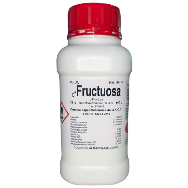 D-fructuosa (levulosa) R. A. de 500 G Fagalab