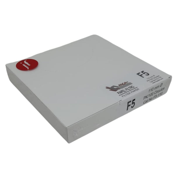 Papel Filtro Cualitativo C/100 F5-110 Fagalab