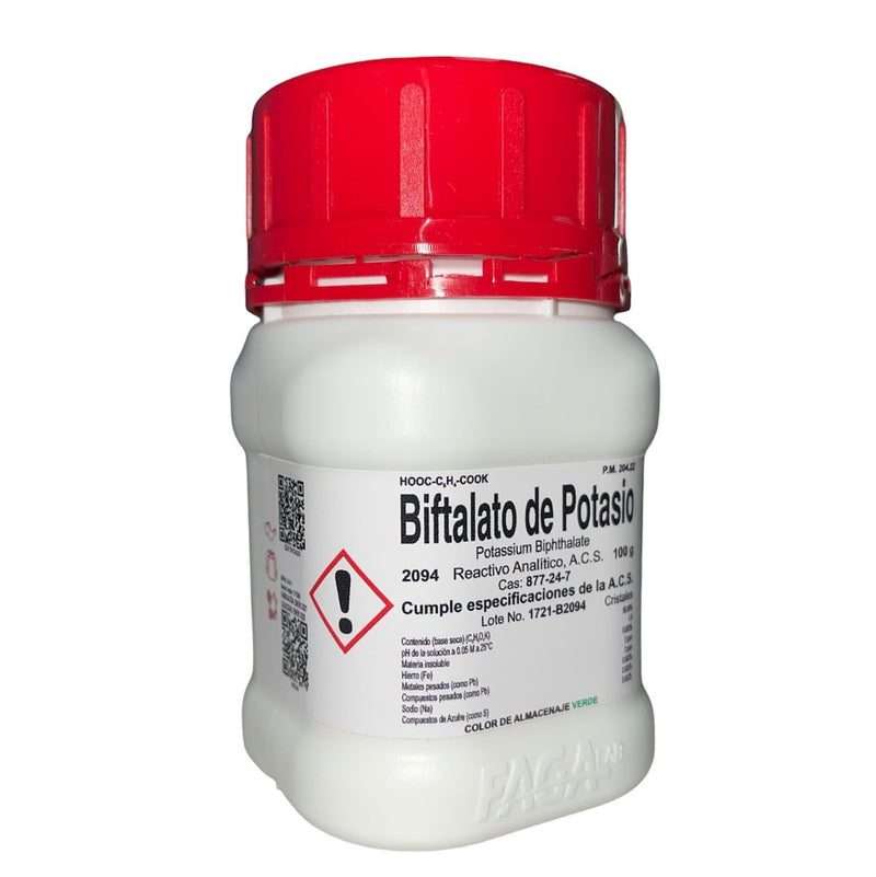 Biftalato De Potasio R. A. De 100 G Fagalab ID-1641265