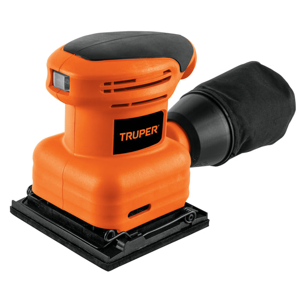 Lijadora Orbital Profesional 1/4 Hoja 200 W Madera Metal Truper