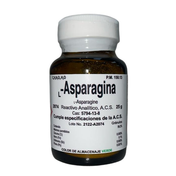 L- Asparagina de 25 G Fagalab